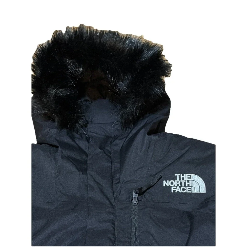 The North Face Bedford Black Down Parka Winter Hooded Jacket Coat Mens XL NEW